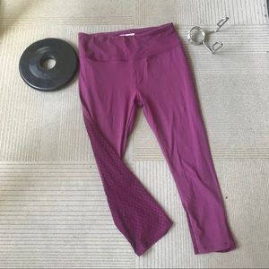 Breathable F21 purple legging Capri fashion